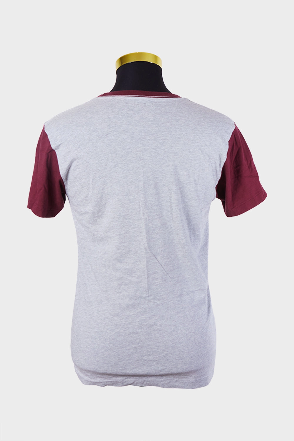 Zoo York Grey and Maroon Pocket T Shirt