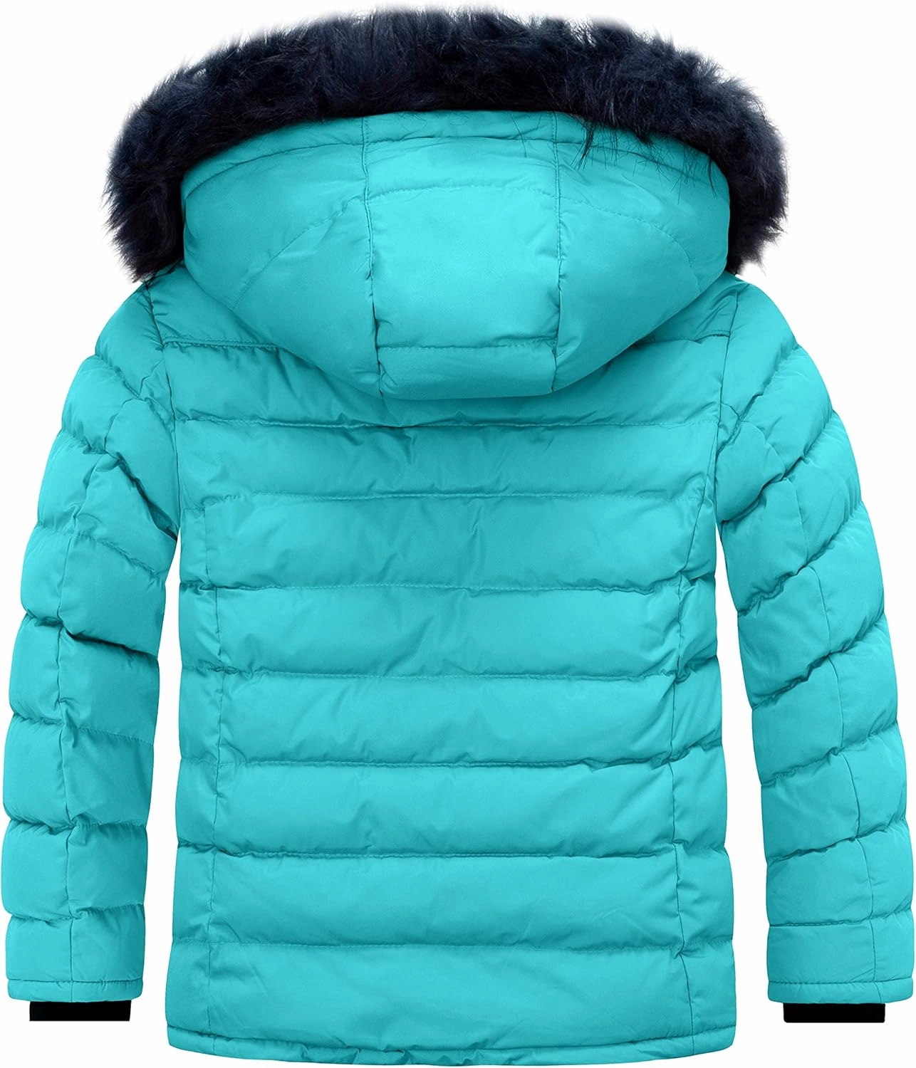 ZSHOW Girls' Puffer Jacket Soft Fleece Lined Warm Hooded Winter Coat